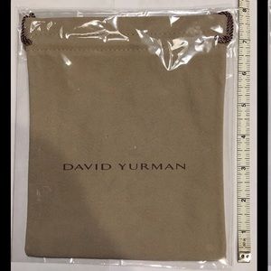 David Yurman Jewelry Case Drawstring Pouch Extra Large New Not In Package